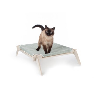 Designer Pet Lounge with Reversible Fabric Hammock