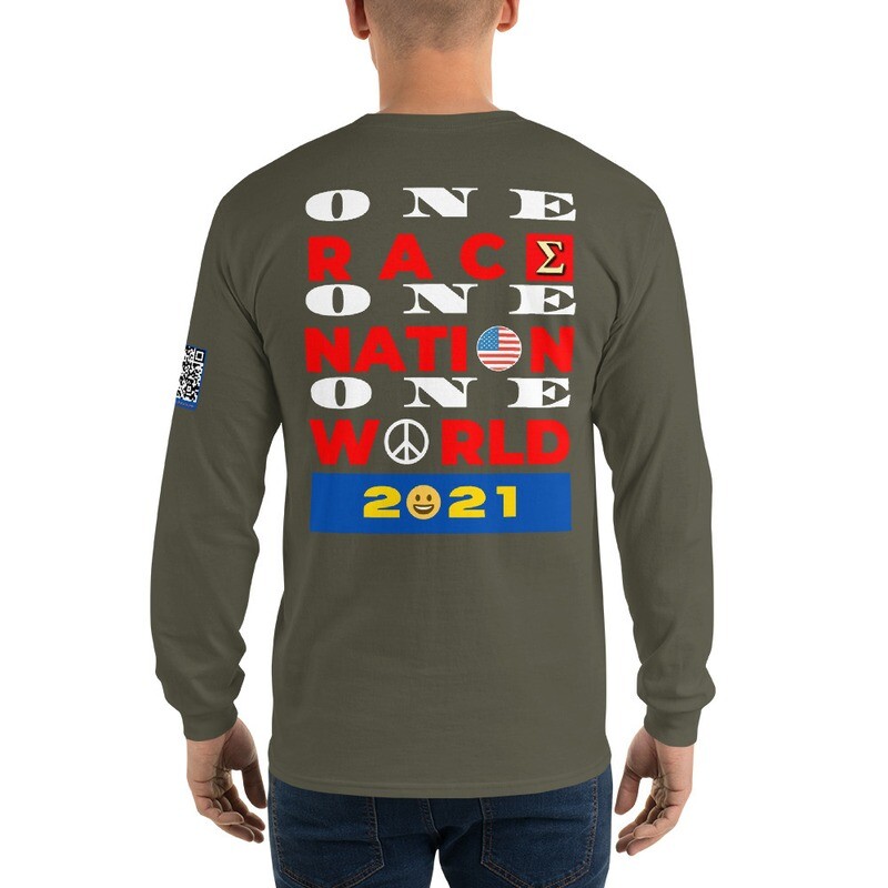 One Race New Year's Day Long Sleeve Shirt by Evolved Attitude