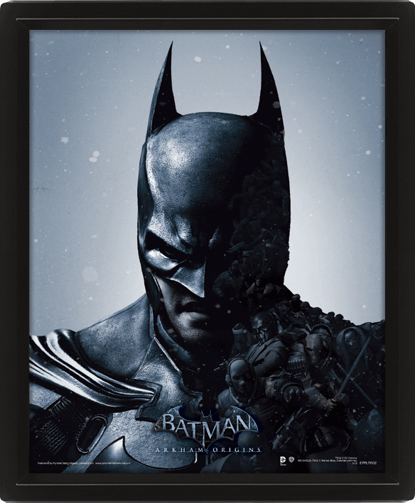 Batman-Arkham Origins-Joker Bats Cinema Film Poster-Size 61x91,5 cm