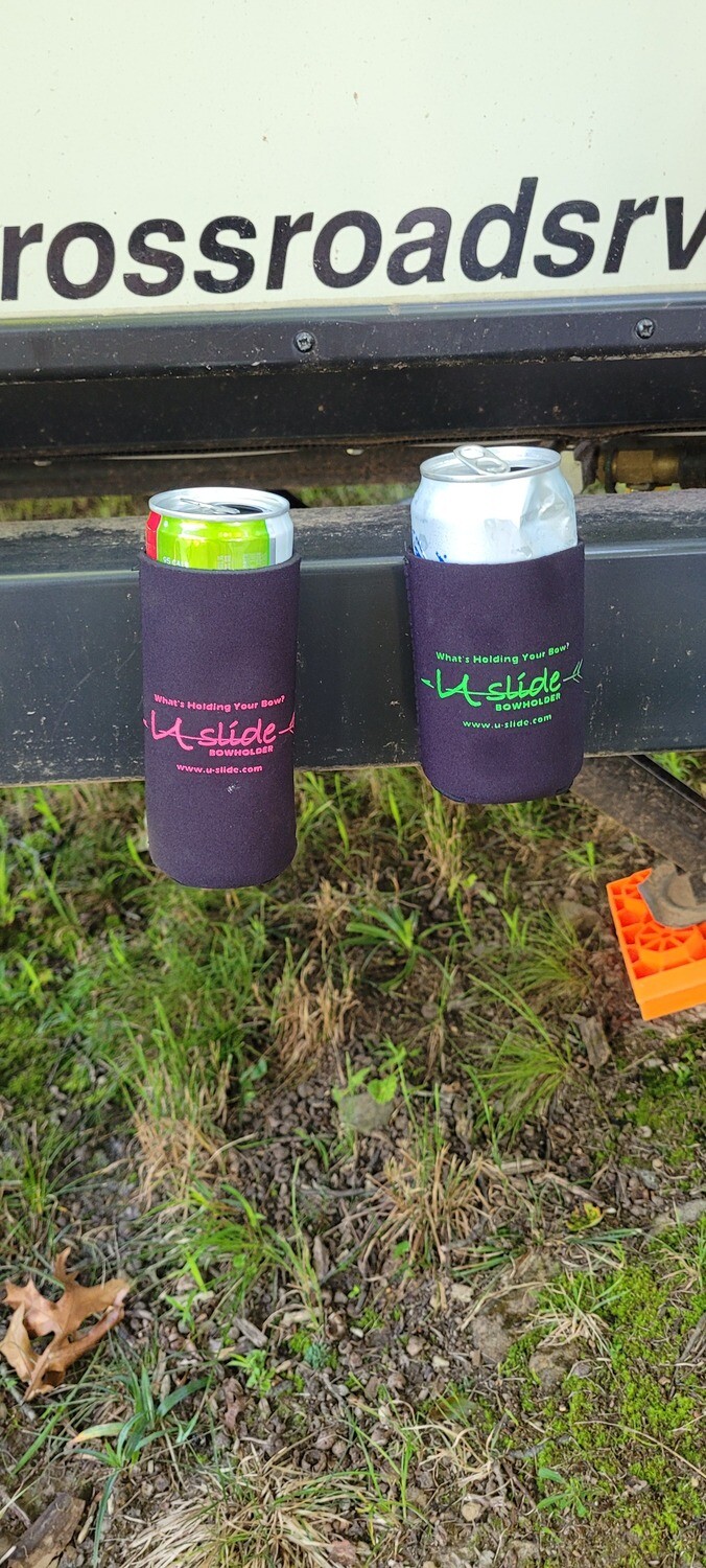 U-Slide Magnetic Skinny Can Koozie