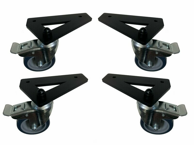 SimXPro® 4x Feet brackets with 75 mm wheels SimXPro® 4x Feet brackets with 75 mm wheels