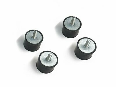 4x Rubber dampers M8