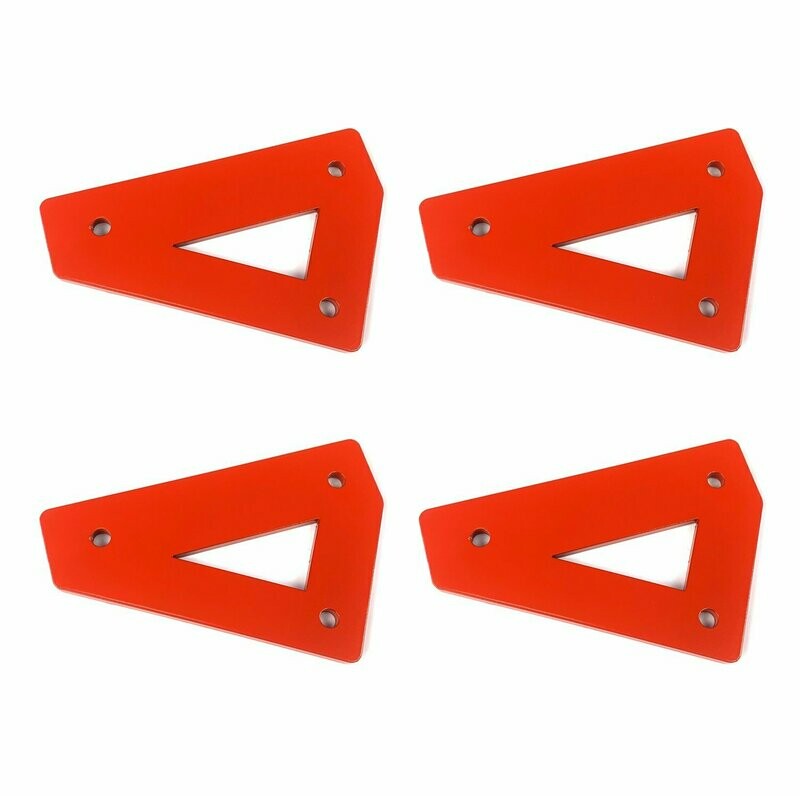 SimXPro® Adjustable feet brackets only 4x Red