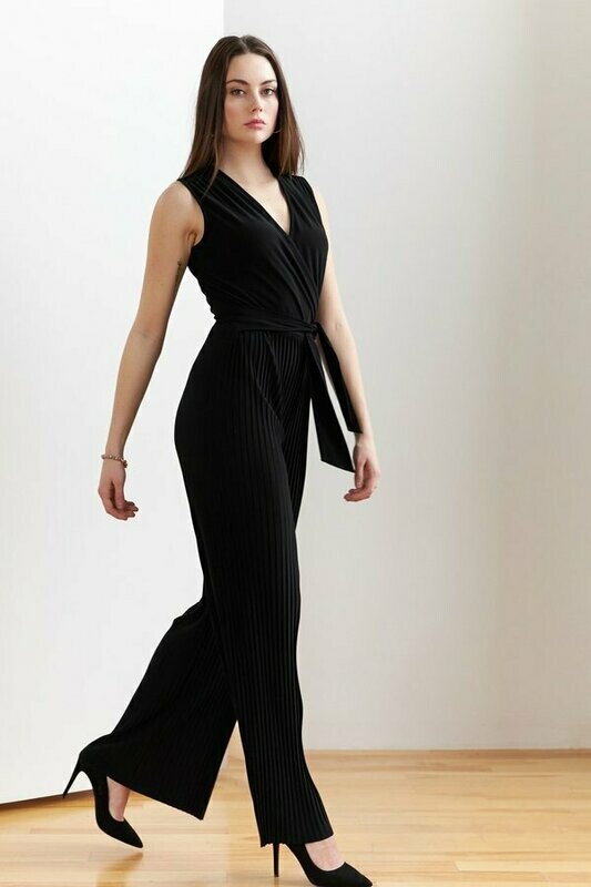 Pleated Jumpsuit