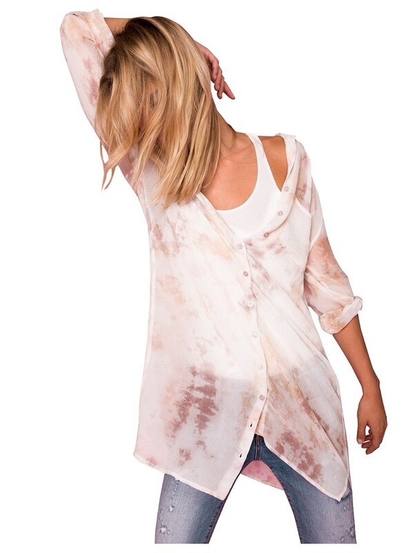 Color washed Shirtdress