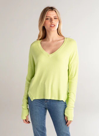 Hi Low V Neck