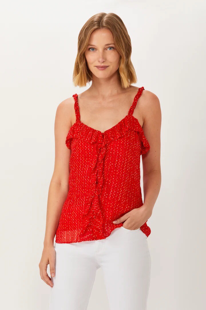 Zendeya Ruffle Tank