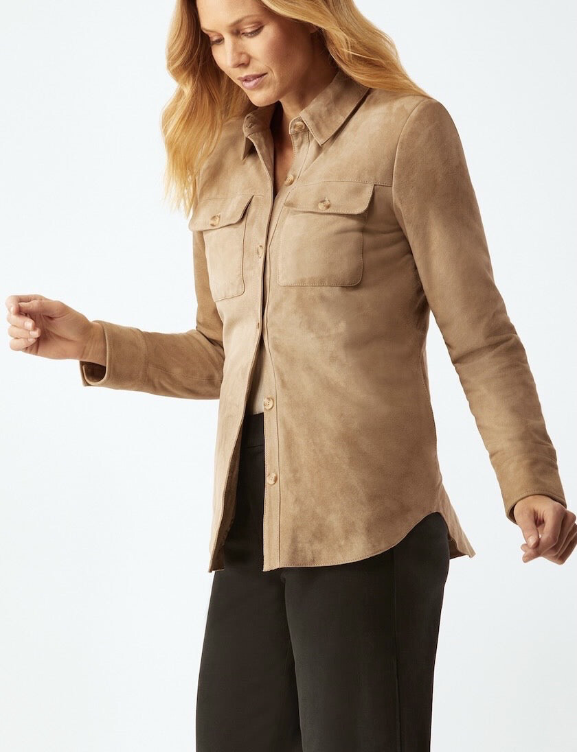 Suede Short Jacket