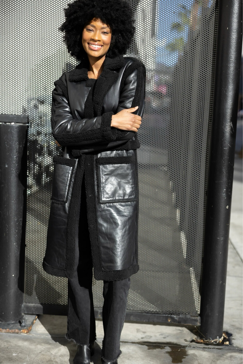 Tali Leather Coat Tali Leather Coat