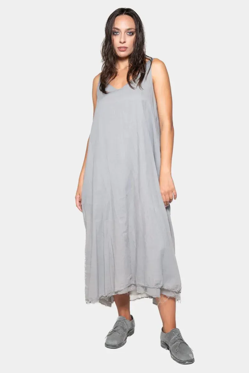Layered V Neck Dress