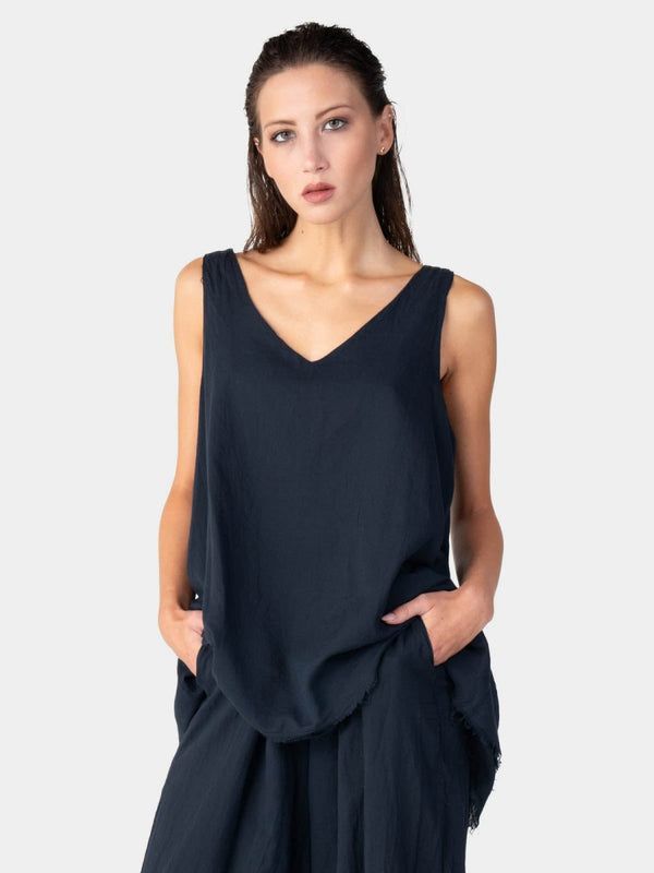 V Neck Cotton Tank