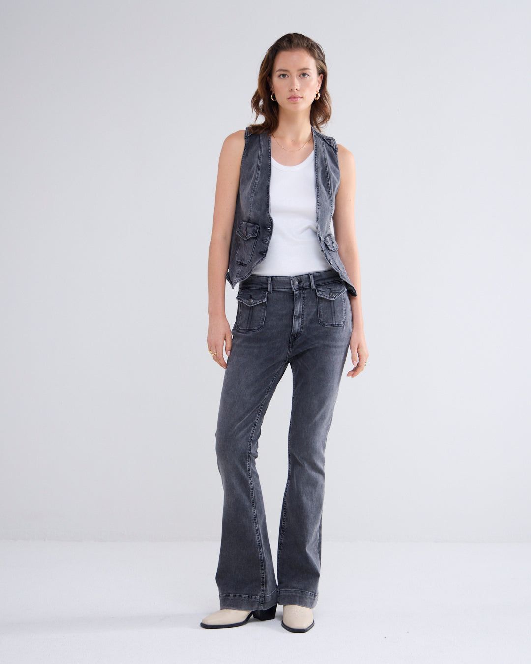 Skinny Flared Jeans