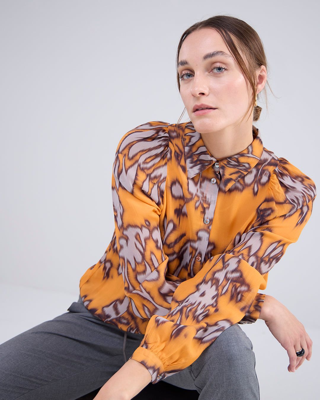 Button Down  Blouse