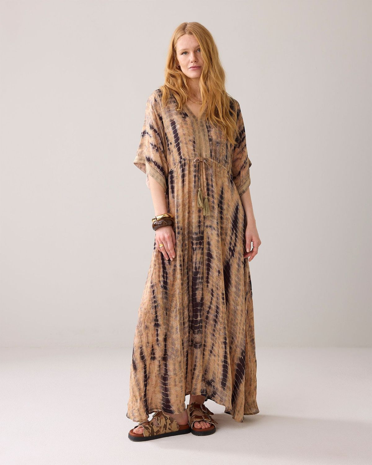 Tie-Dye Flowy Maxi Dress