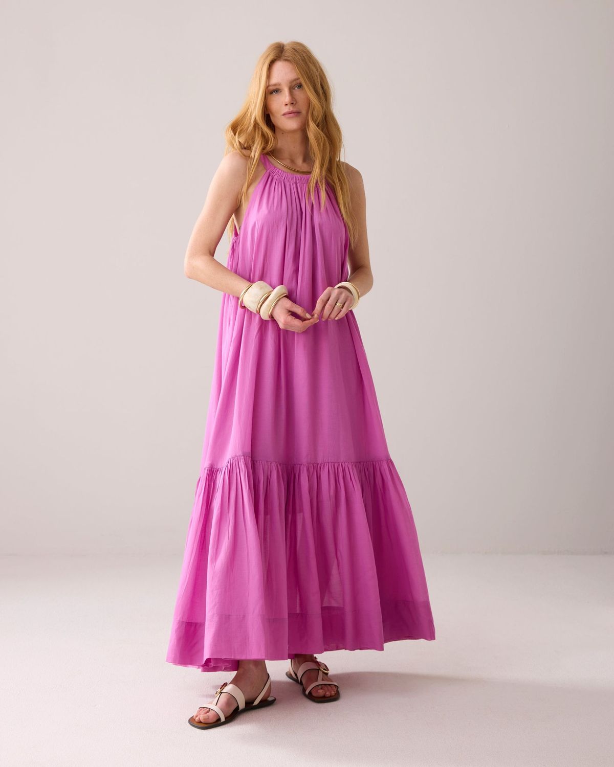 Linen Halter Dress