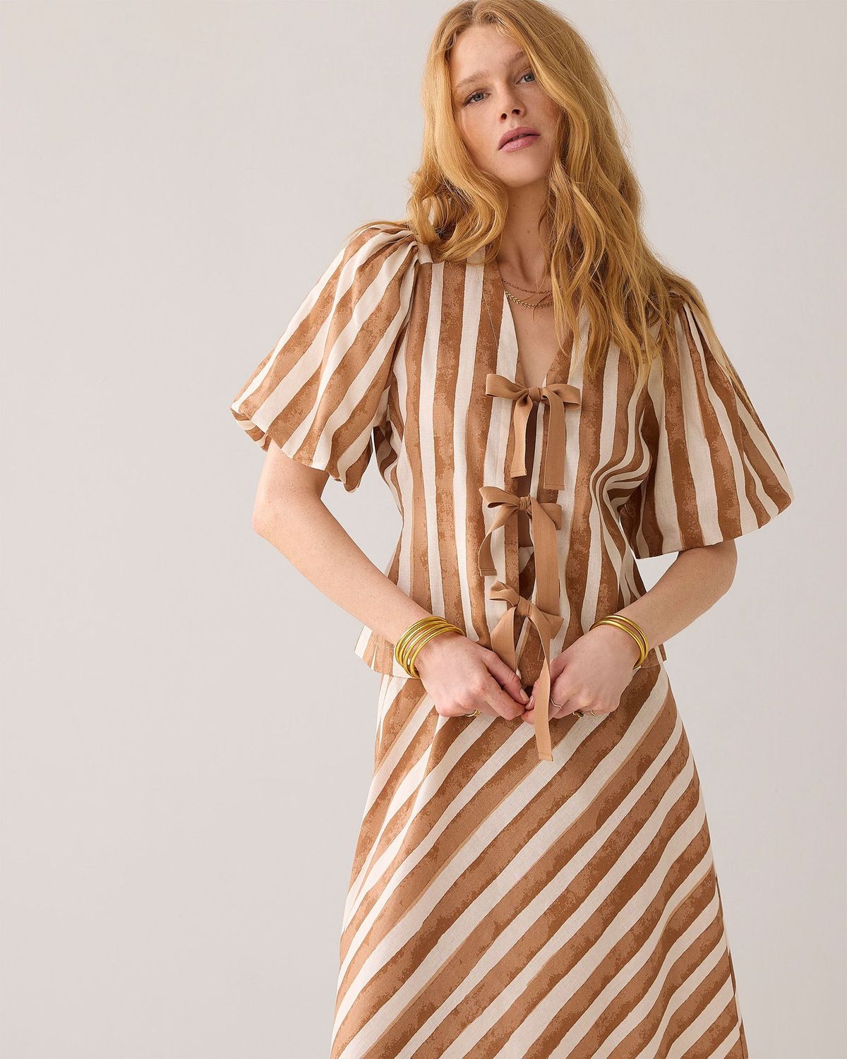 Victorian Striped Blouse