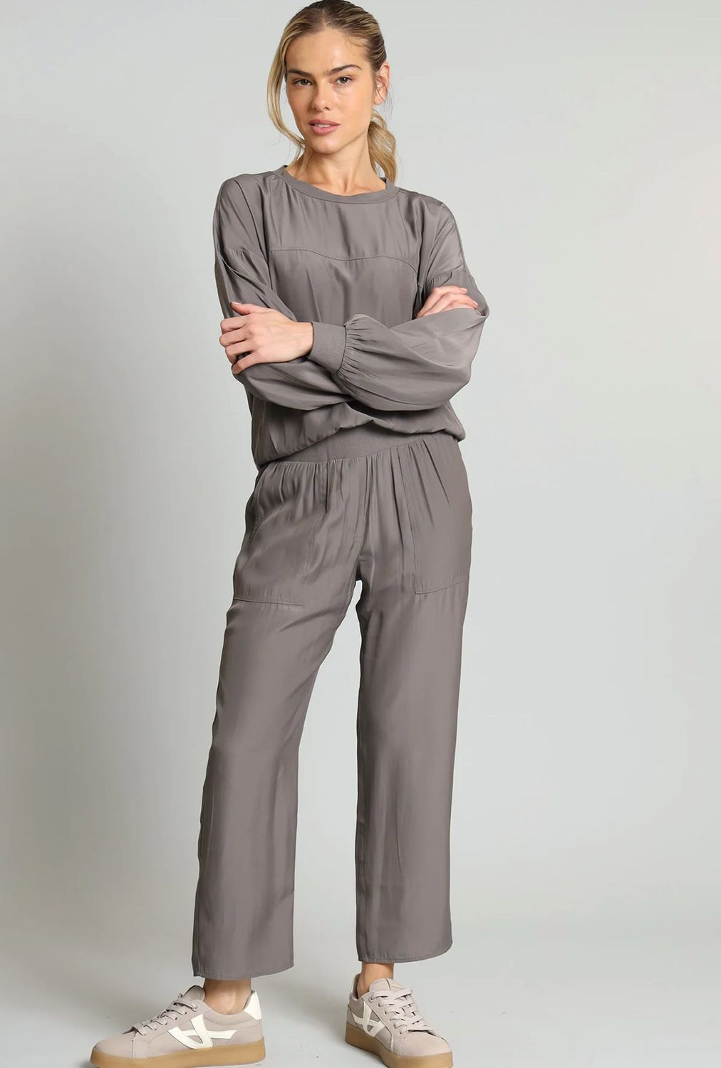D Satin Combo Jogger