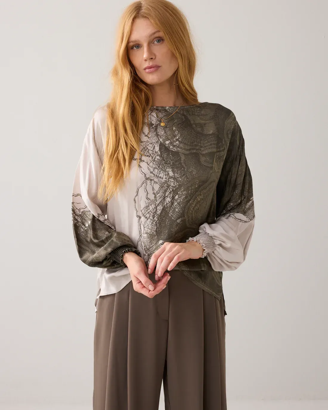 Abstract Print Blouse Abstract Print Blouse