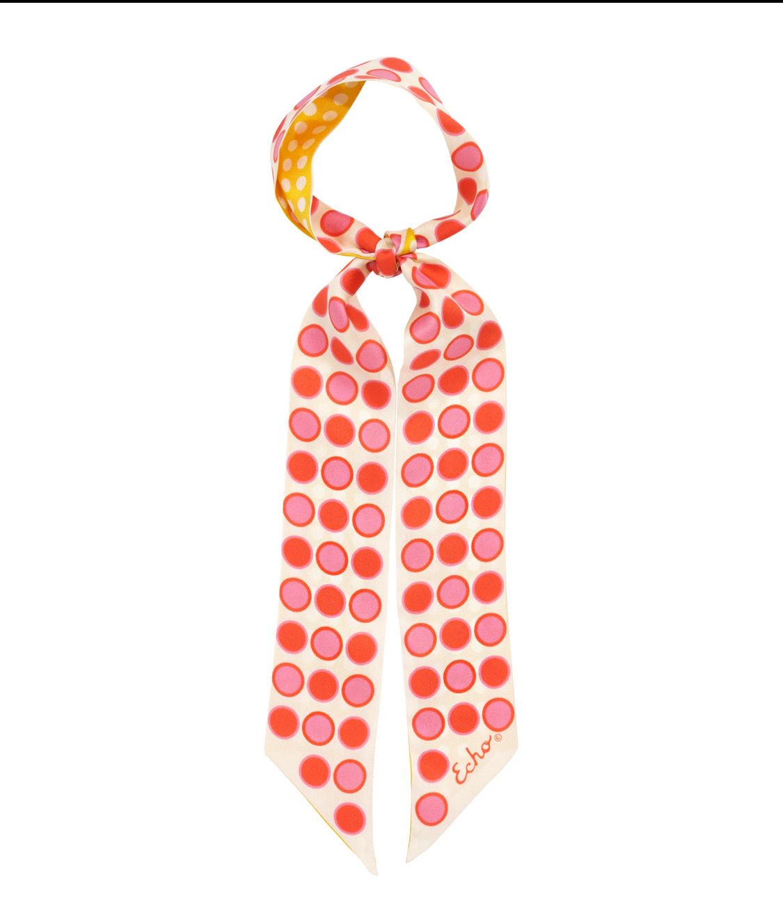 Spot & Dot Silk Ribbon Scarf