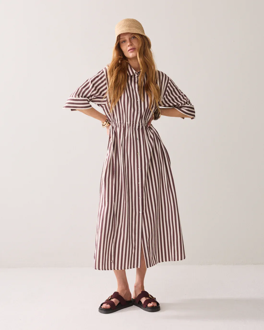 Striped Shirt Dress Striped Shirt Dress