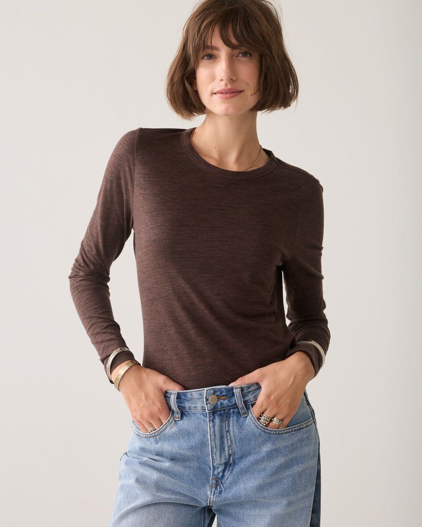 Lurex Long Sleeve Tee Lurex Long Sleeve Tee