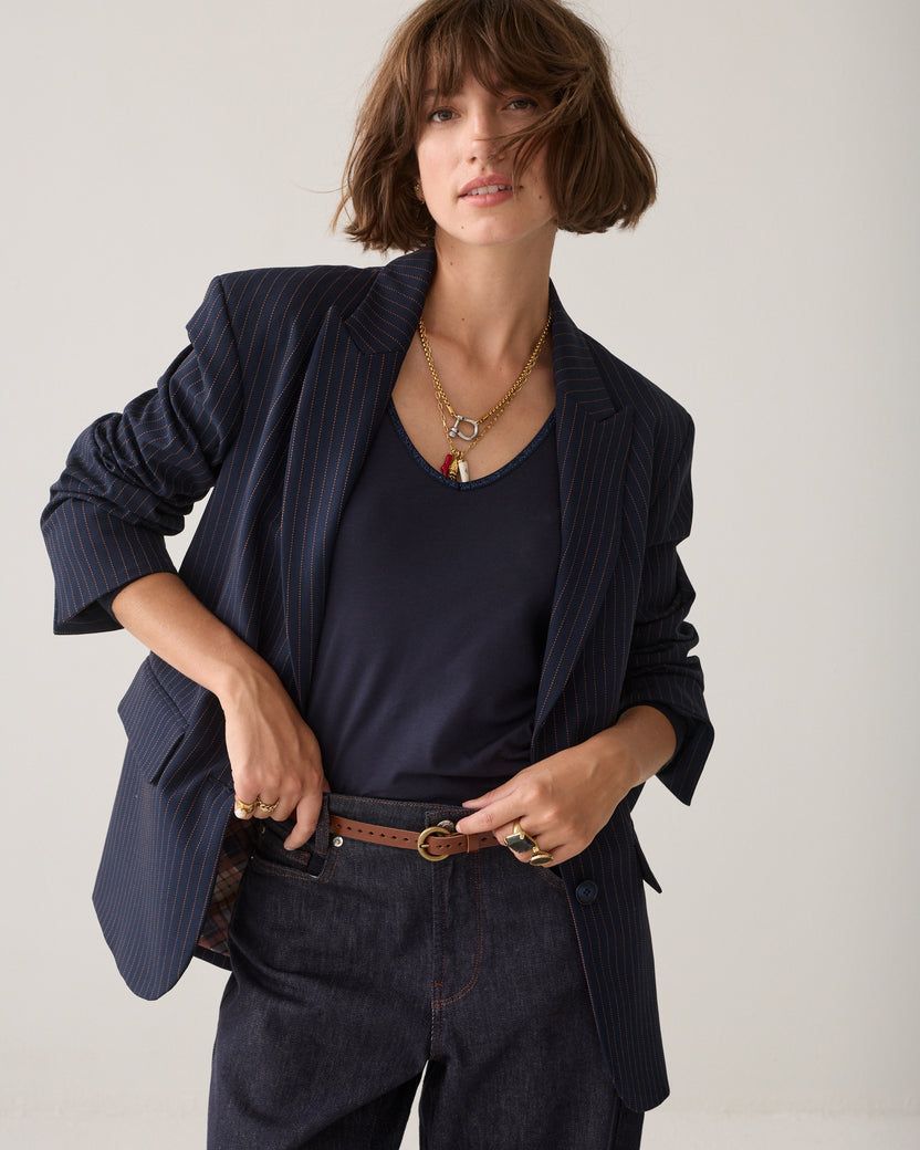 Boyfriend PinStrip Blazer Boyfriend PinStrip Blazer