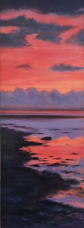'Rose Glow'  Original Oil Painting by Kate Cunningham