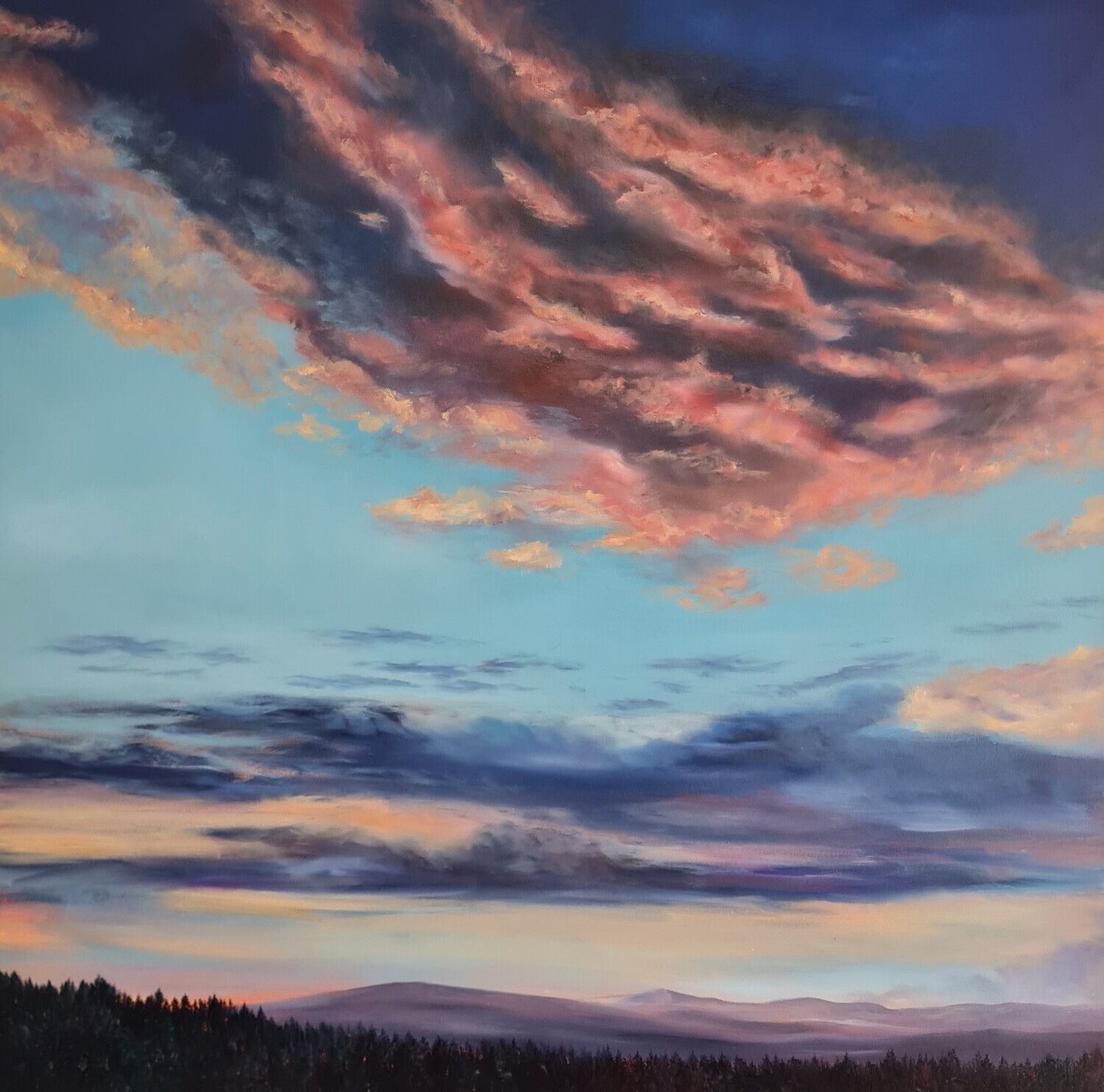 &#39;Gloaming&#39;  Original Oil Painting by Kate Cunningham