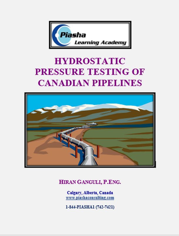 Hydrostatic Pressure Testing for Canadian Pipelines (in person)