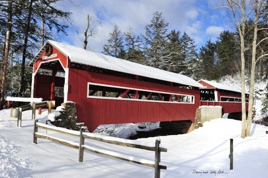 Winter Covered Bridge 18x27 Winter Covered Bridge 18x27