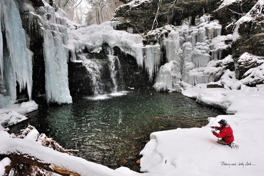 Icy Falls 18x27 Icy Falls 18x27