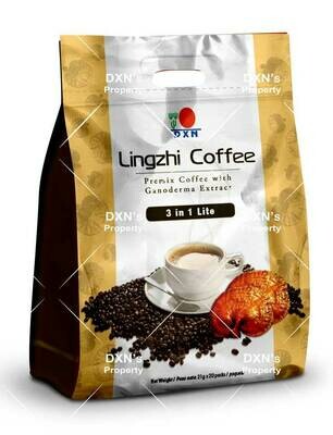 Lingzhi Coffee 3 in 1 Lite 20 sachets x 21g