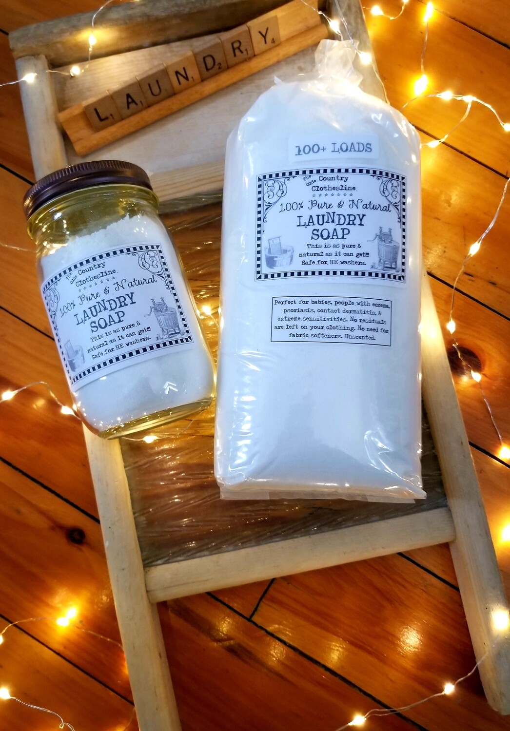100% Pure &amp; Natural 
Pint Jar