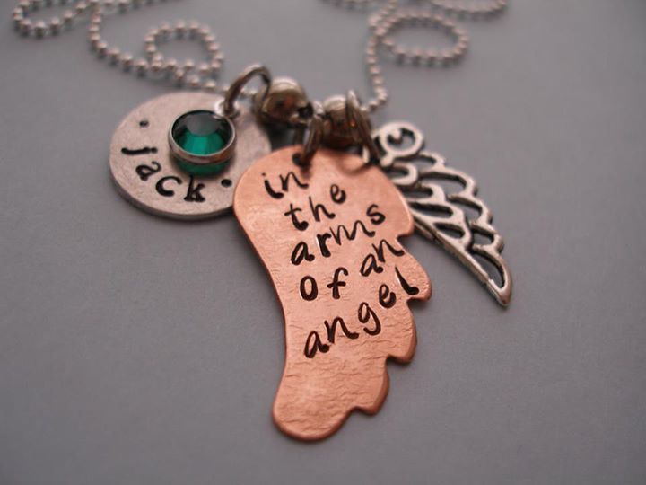 In the arms of an Angel ~ Remembrance Name with Birth-crystal