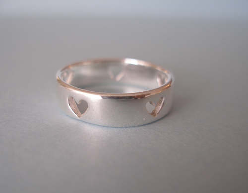 Heart ring - size 7 only