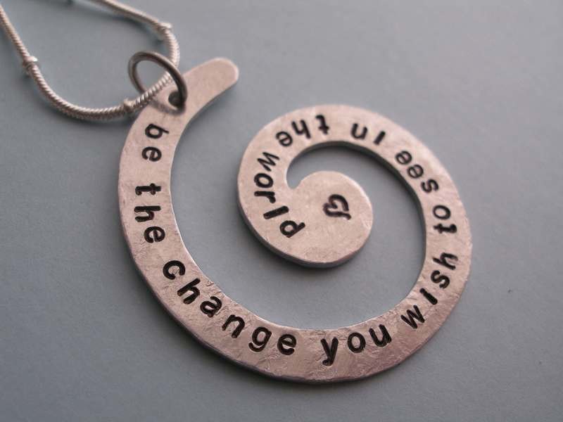 Be the change you wish to see in the world