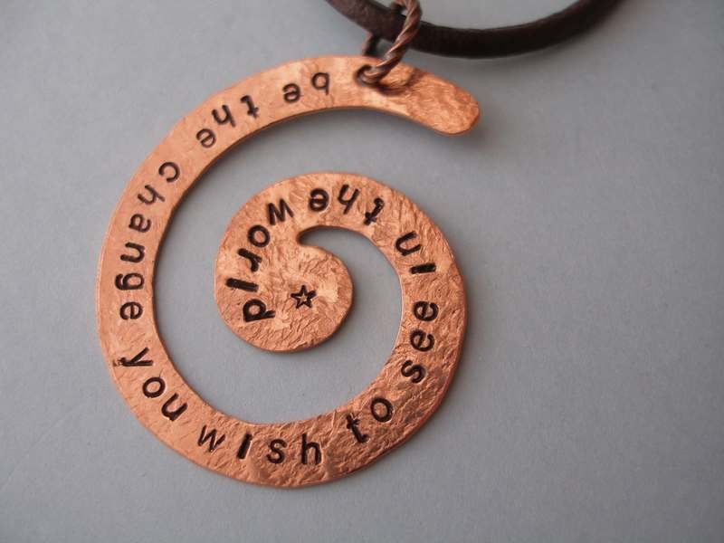 Be the change you wish to see in the world