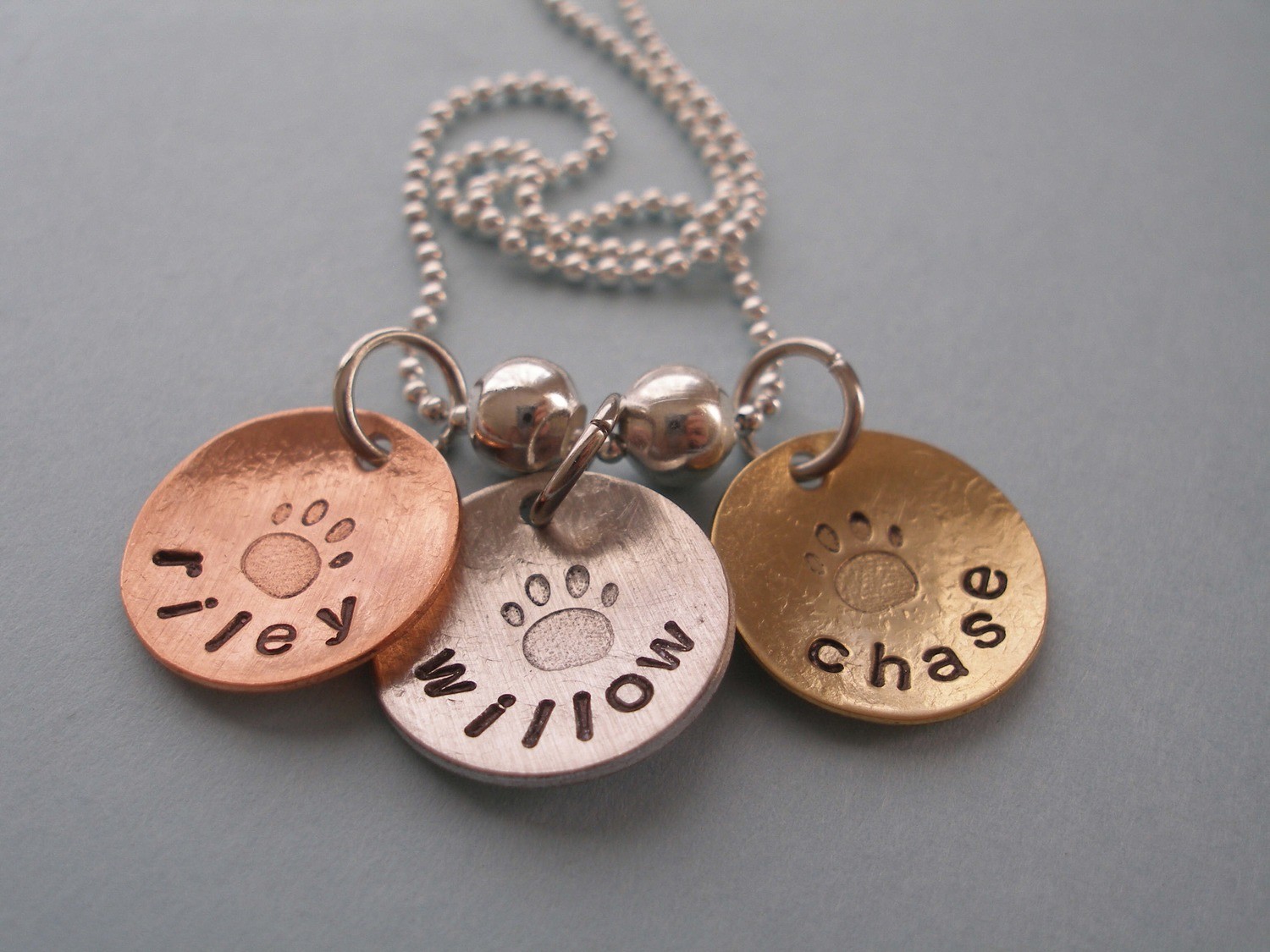 personalized pet name necklace