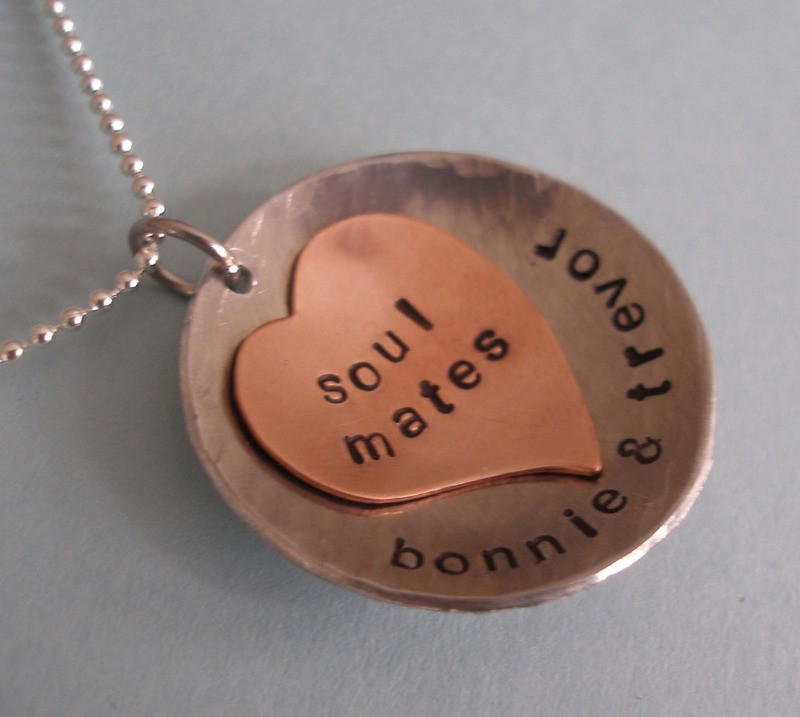 Soul Mates Bowl-shaped pendant