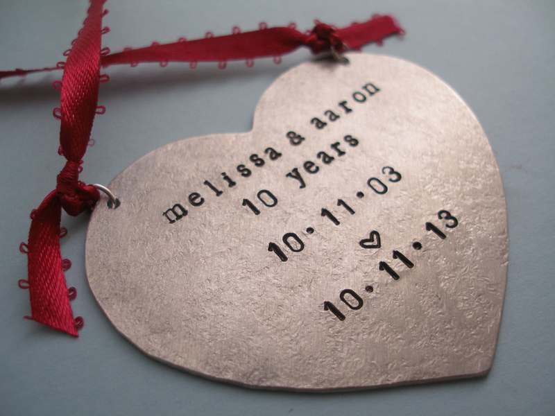 Wedding/Anniversary Heart Ornament