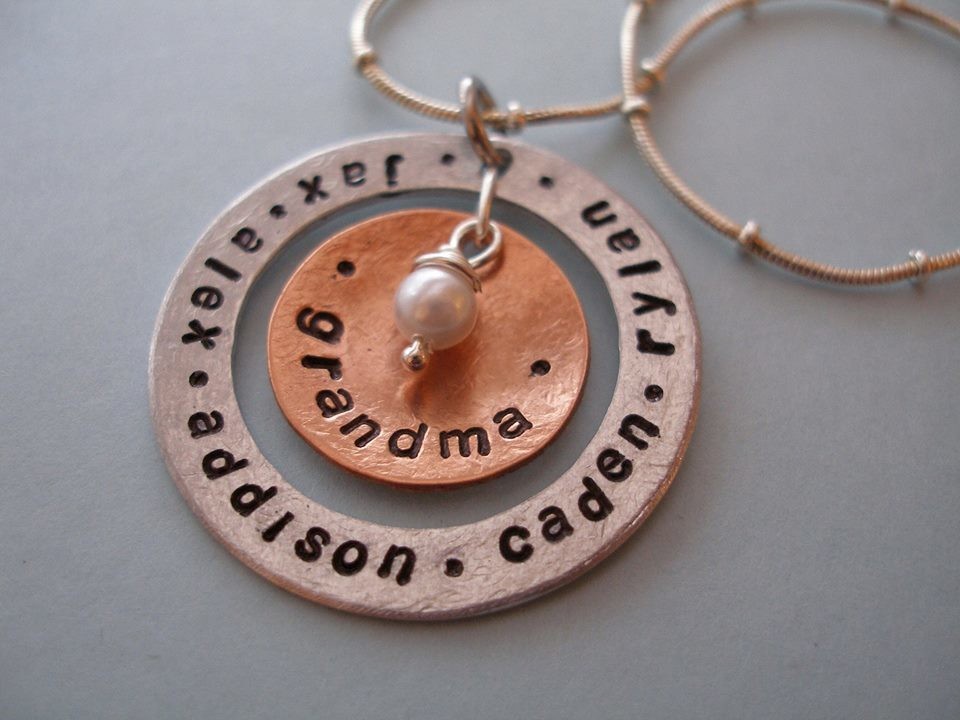 Grandma - Nana - Mother - Name Pendant