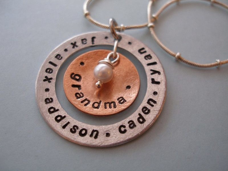 Grandma - Nana - Mother - Name Pendant