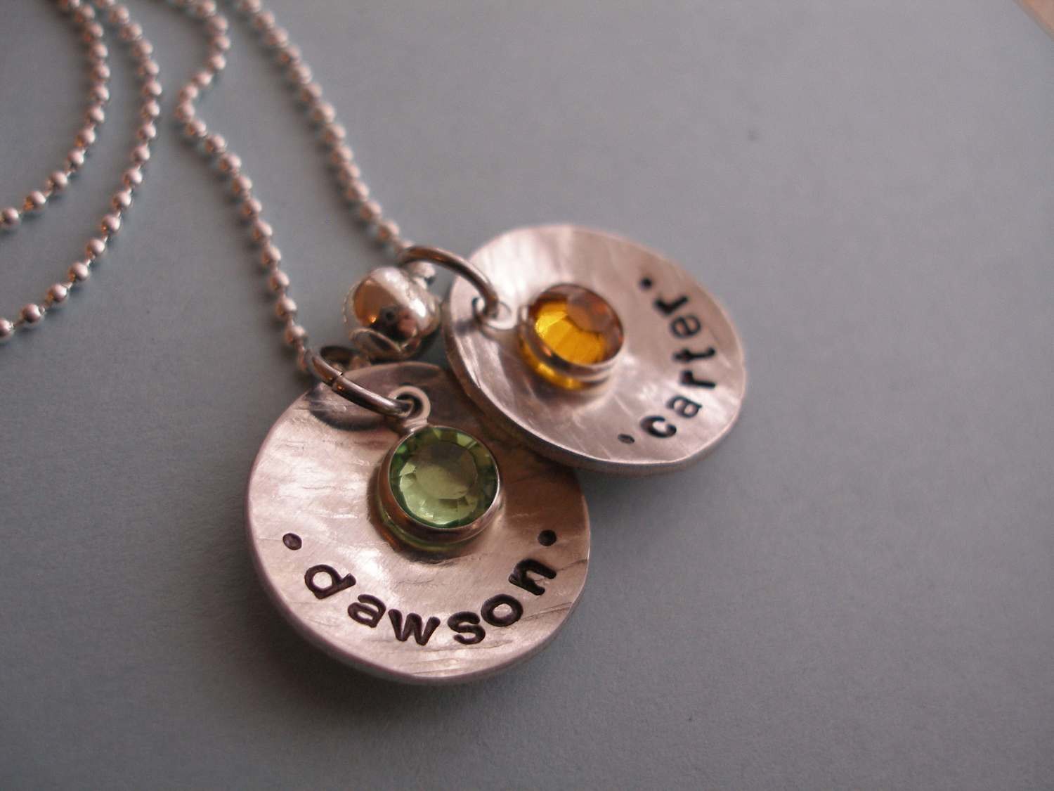 3/4&quot; name discs &amp; birth-crystals - bowl shaped