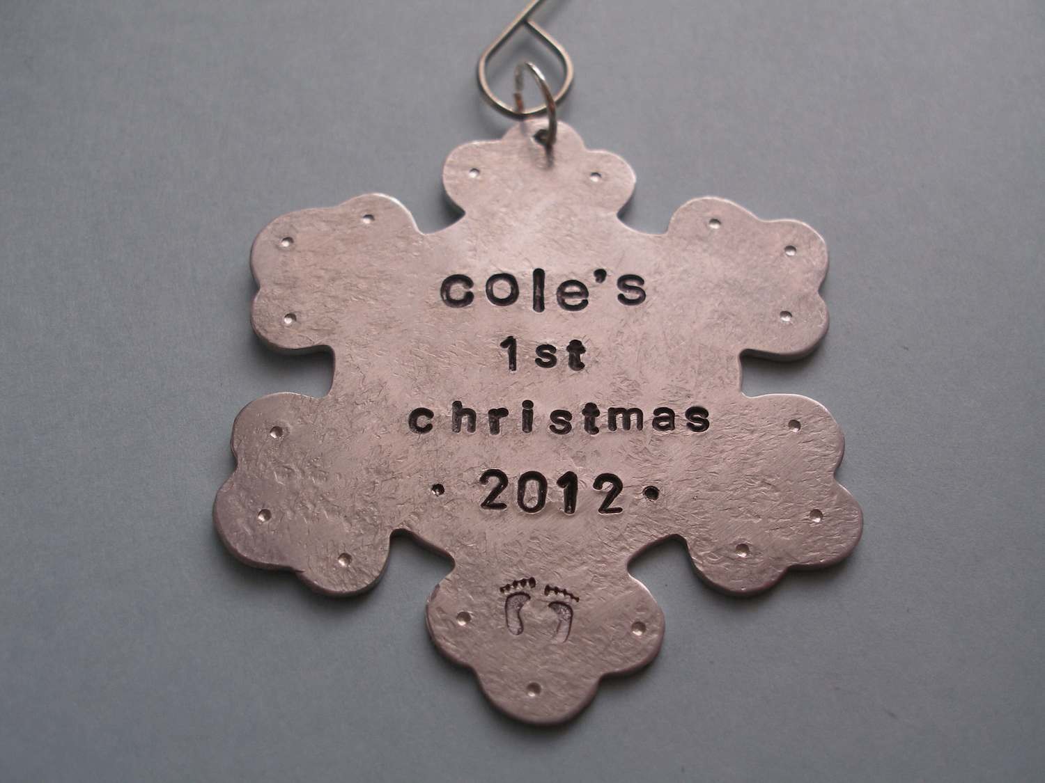 Baby&#39;s 1st Christmas Snowflake Ornament