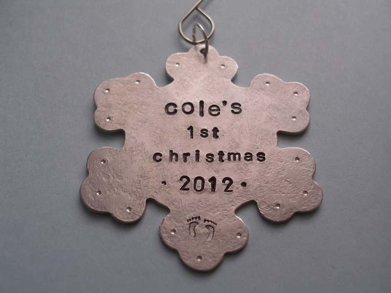 Baby&#39;s 1st Christmas Snowflake Ornament