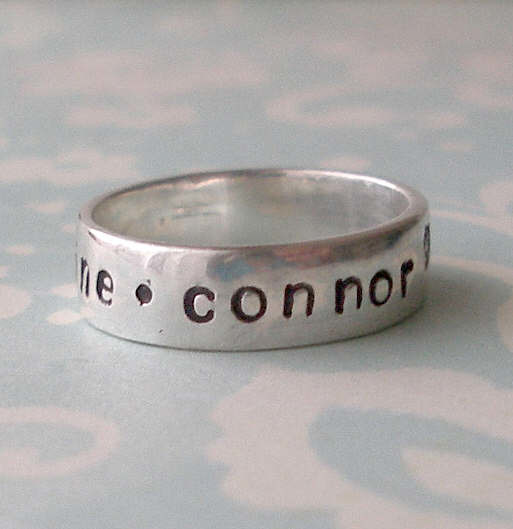 size 10 sterling silver ring
