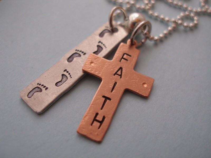 faith with footprints