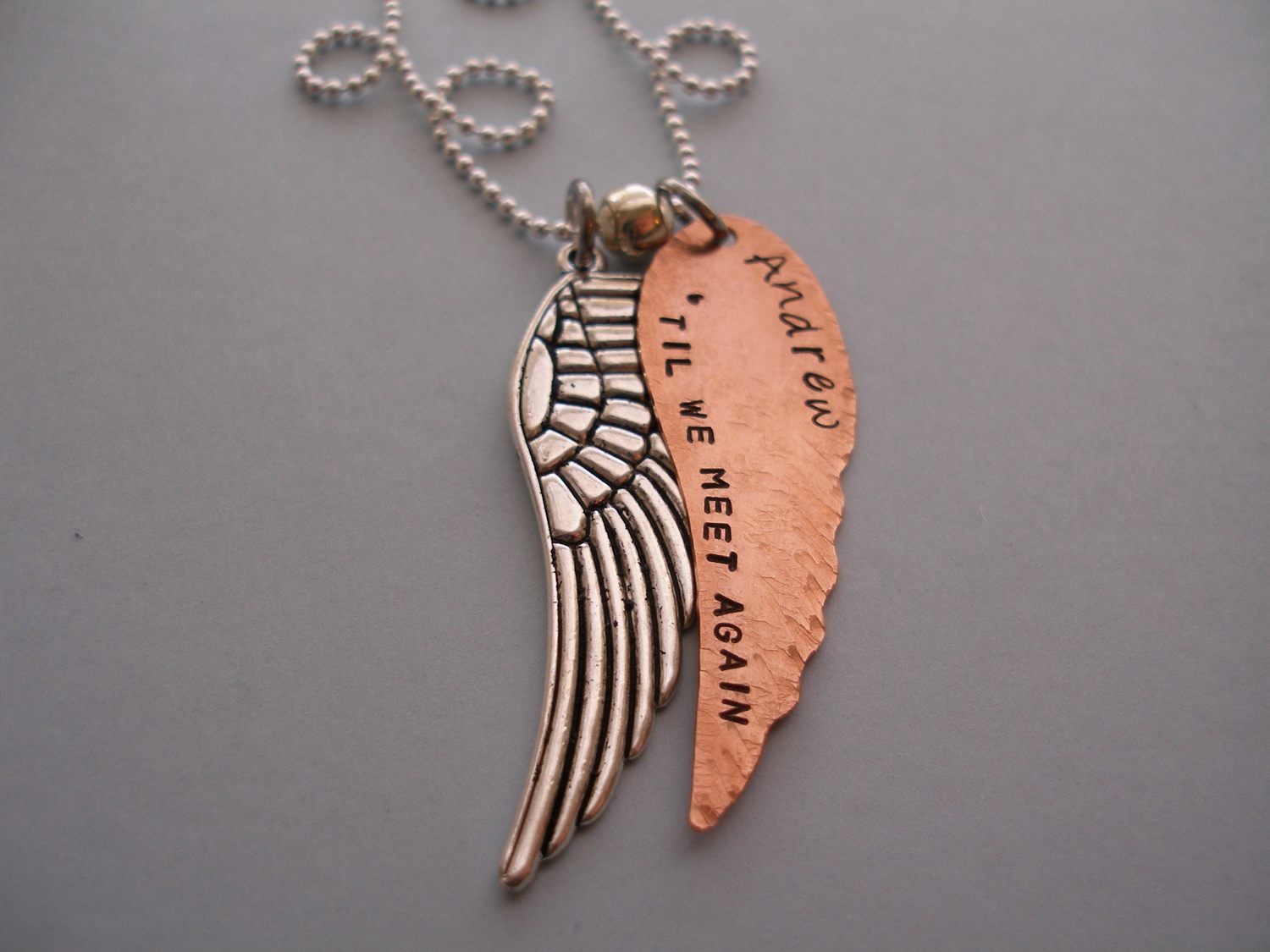 Remembrance Wings Pendant or Keyring