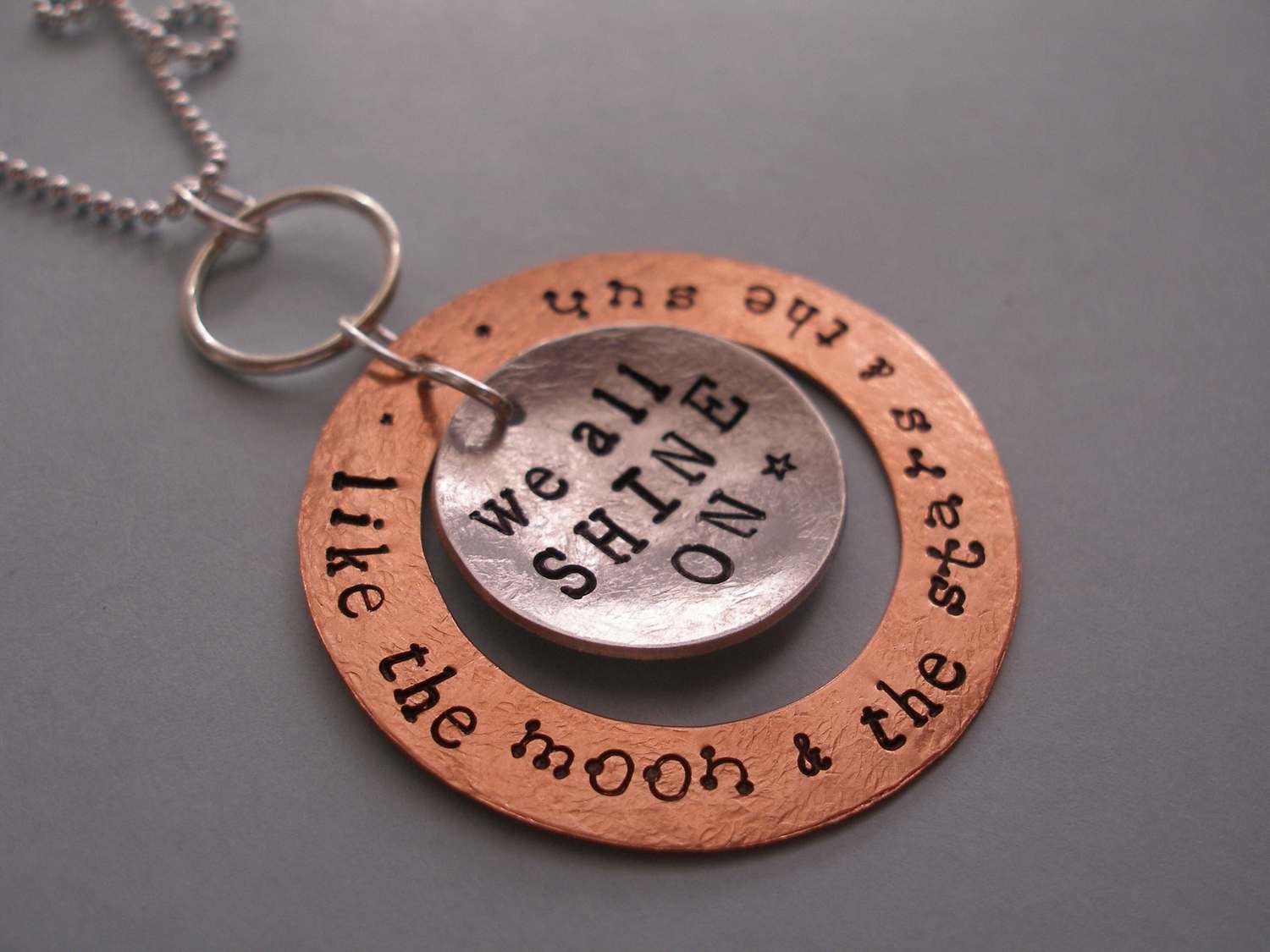 We all shine on, like the moon &amp; the stars &amp; the sun ♫