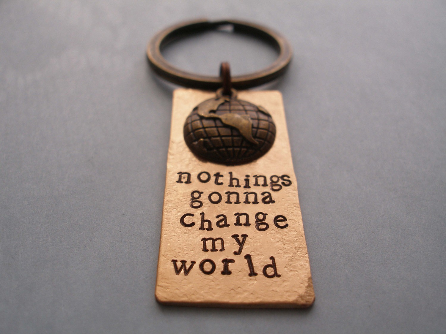 nothings gonna change my world ♫